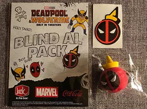 Comic Con SDCC 2024 Exclusive Jack In The Box Deadpool & Wolverine Blind AI Pack - Picture 1 of 4