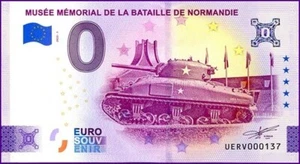 UERV / MUSEE DE LA BATAILLE DE NORMANDIE / BILLET 0 € / 0 EURO-SCHEIN / 2025-1 - Picture 1 of 1