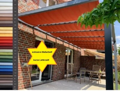 GÖTZ GARDINEN MAß-KONFEKTION Terrassenbeschattung Seilspannmarkise Unterdach Studio Beschattung Wintergarten