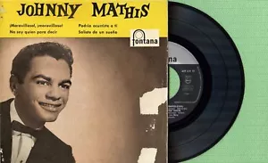 JOHNNY MATHIS / Maravilloso / FONTANA 429.329 TE Press Spain 1958 EP VG - Picture 1 of 5