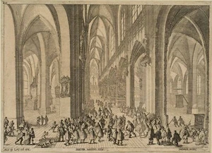 PRENNER (*1683) nach NEEFFS (*1578), Liebfrauenkathedrale, Antwerpen, KSt. - Bild 1 von 4