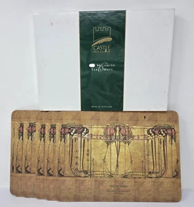 MAY QUEEN Macdonald Mackintosh Castle Melamine Table Placemats Scotland 11x8 - Picture 1 of 24