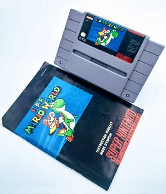 Super Mario World (SNES) W Manual  - Image 1 of 3