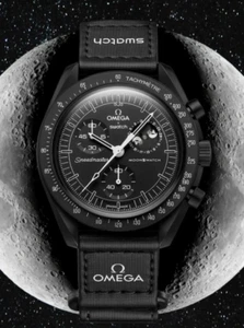 Modische Swatch Omega x Snoopy Biokeramik Moonswatch Mondphase - mit Box Würde - Imagen 1 de 3