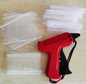 #8S + 1000 PINS KLEIDUNG PREISSCHILD ETIKETT ETIKETT ETIKETT ETIKETT PISTOLE MIT 1000 BÄRBEN - Bild 1 von 4