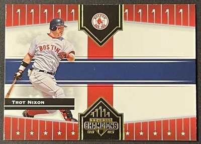 2005 Donruss Champions Baseball Card #231 Trot Nixon Boston Red Sox - Image 1 of 2