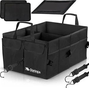 Car Trunk Organizer - Car Boot Storage Bag, Durable Storage SUV Cargo Organiser - Picture 1 of 9