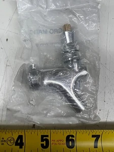 Micro Matic 4933K Standard Brass Beer Faucet Chrome Finish 3/8"-16 Brass Lever - Picture 1 of 2