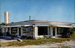 Islamorada,FL Thunderbird Motel & Restaurant Monroe County Florida Postcard - Picture 1 of 2