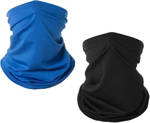 Neck Gaiter Breathable Face Cover Mask Scarf, Reusable Bandanas Dust Protection - Picture 1 of 6