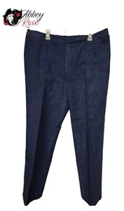 Isaac Mizrahi Live Womens Blue Jeans 22W Pull On Straight Leg Elastic Waist - Picture 1 of 11