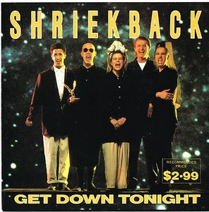 SHRIEKBACK Get Down Tonight Reino Unido ISLA 45 rpm_1988 como nuevo PIC/SLVE - Imagen 1 de 2