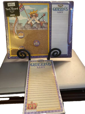 MARY ENGELBREIT Colorbok THE QUEEN'S LIST Tack Board + Lists NEW  ~ FREE SHIP! - Image 1 of 4