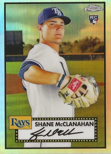2021 Topps Chrome Shane McClanahan Platinum Anniversary -  Refractor #90 - Picture 1 of 2