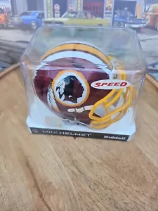 Washington Redskins Custom Mini Football Helmet Riddell Speed With Box JAN 2012 - Picture 1 of 19