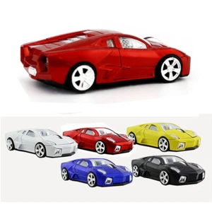 Cordless 2.4Ghz Wireless Lamborghini car Mouse Optical Game Mice USB Receiver 3D - Picture 1 of 30