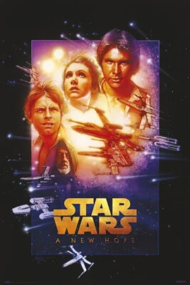 MOVIE POSTERS USA Star Wars: Episode IV - A New Hope - Movie Poster (Special Edition) (24" X 36")