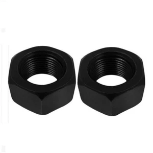 Tuercas hexagonales de rosca fina M8 M10 M12 negras de alta resistencia de acero de grado 8,8 - Imagen 1 de 8