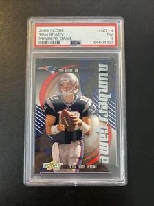 Juego Score Numbers 2003 # NG-4 Tom Brady PSA 7 - Bajo POP - #/3764 - Imagen 1 de 4