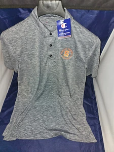 NUEVO SYRACUSE NARANJA Hombre Polo Campeón Grande Licenciado Nuevo Con Etiquetas L LG - Imagen 1 de 7