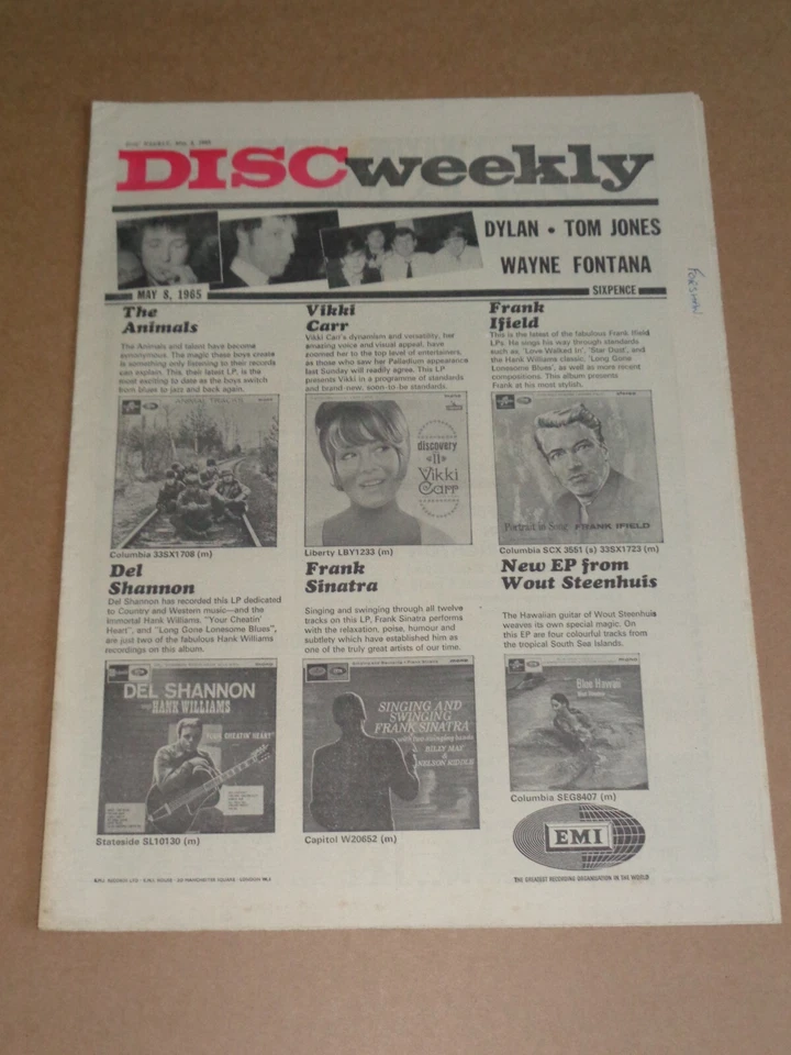 Disc - May 15 1965 Rolling Stones/Manfred Mann/Yardbirds/Twinkle/Seekers/Everlys - Image 1 of 1