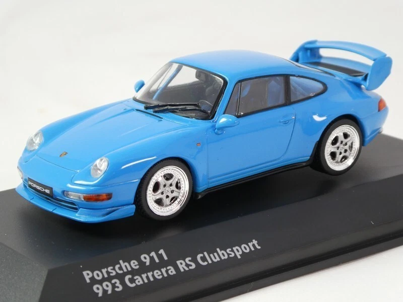 AUTO PORSCHE 911 / 993 CARRERA RS CLUBSPORT BLU SOLIDO 1 43 NUOVA.B S4313801