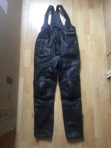 Louis Motorradhose Latzhose Bikerhose Gr.52 „echt Leder“ NEU Männer/Frauen - Bild 1 von 7