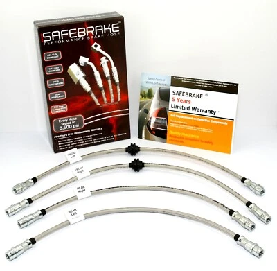 Porsche Cayenne 9PA 2002-2010 brake upgrade - SAFEBRAKE Performance Hoses - Image 1 of 4