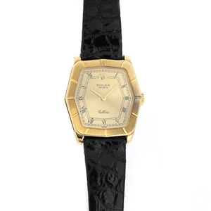 18K Yellow Gold ROLEX Cellini E 4160 Vintage 1991 Women watch - Picture 1 of 5