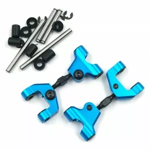 TT01 Alloy Adjustable upper REAR arms for Tamiya TT 01,TT-01E 1:10 RC TATT-039BU - Picture 1 of 2