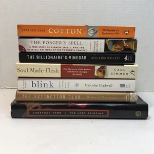 7 Assorted Books Lot Blink Cotton Forger's Spell Lost Painting Extenction Club - Imagen 1 de 15