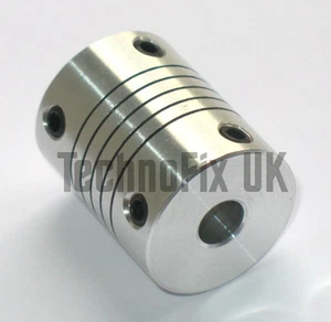 Flexible 6.35mm 1/4in shaft coupler for variable capacitor ATU, VFO, linear etc. - Picture 1 of 1
