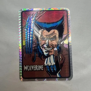Wolverine X-Men 1992 Marvel Vending Machine Prism Sticker Kodak Wolverine Rare - Picture 1 of 4