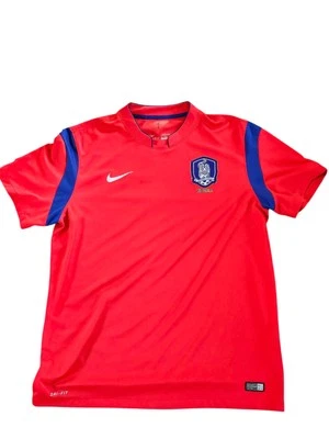 耐克 2014 年世界杯韩国足球套装主场球衣制服 Dri-Fit S — 第 1/4 张图片