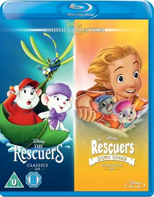 The Rescuers/The Rescuers Down Under (Blu-ray) John Lounsbery (UK IMPORT) - Image 1 of 4