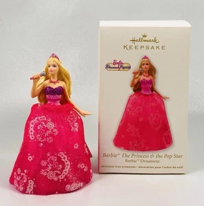 Hallmark Keepsake Barbie The Princess & the Pop Star 2012 Exclusive Ornament New - Picture 1 of 6