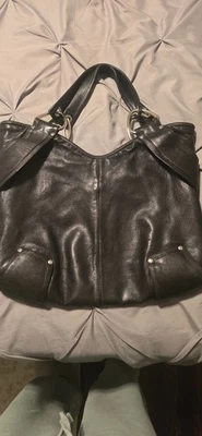 Kooba Shoulder Hobo Bag Women's Black Genuine Leather Slouchy Soft Purse - Image 1 of 3