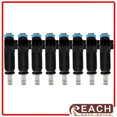 Inyector de combustible 8 piezas para Chrysler 300 Chrysler Aspen Dodge Dakota Jeep Commander Foto 1 de 4