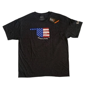 5.11 Tactical Men's Size XL Always Be Ready Oklahoma Short Sleeve T-Shirt  - Picture 1 of 13
