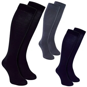 2 Pack Mens Extra Long Knee High Breathable Bamboo Socks - Picture 1 of 16