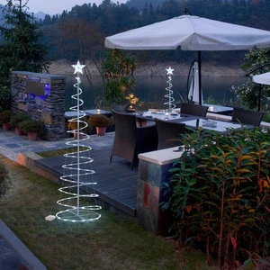 Yescom Luminoso Spirale Albero di Natale Luce Giardino Esterno Decorazione Festa - Foto 1 di 45