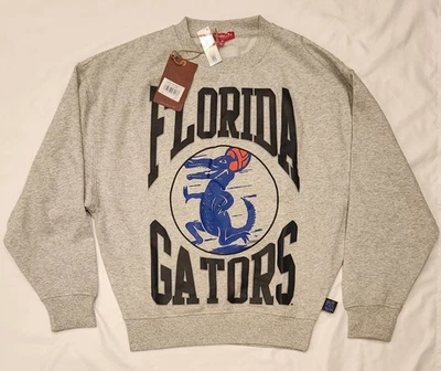 Sudadera Pullover Para Mujer Mitchell & Ness Gris Florida Gators Logo Talla XS Foto 1 de 4