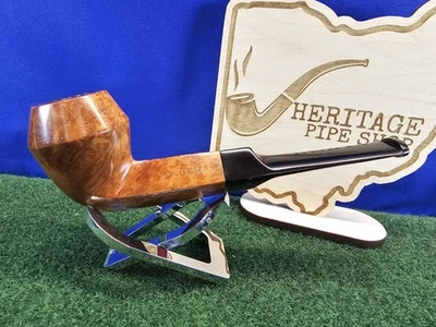 Irish Seconds By Peterson Large Straight Bulldog Restored Briar Estate Pipe - Image 1 of 4