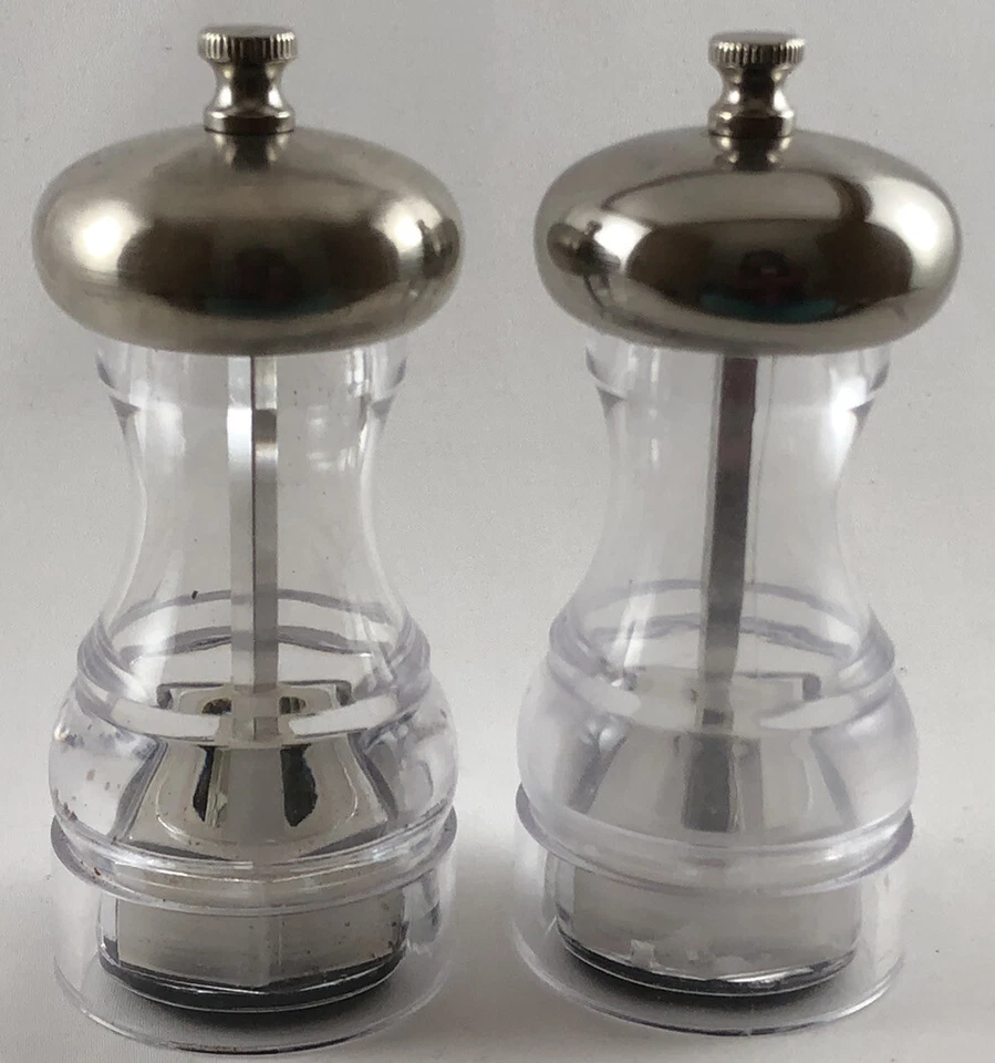 Molinillo de pimienta y salero Olde Thompson de acero al carbono y acrílico Foto 1 de 4