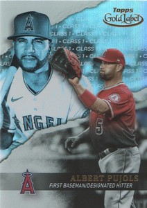 2020 Topps Gold Label Baseball Class 1 #2 Albert Pujols