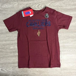 NWT Cleveland Cavaliers Kids Small Maroon Graphic Print T-Shirt NBA Fan Gear - Picture 1 of 3