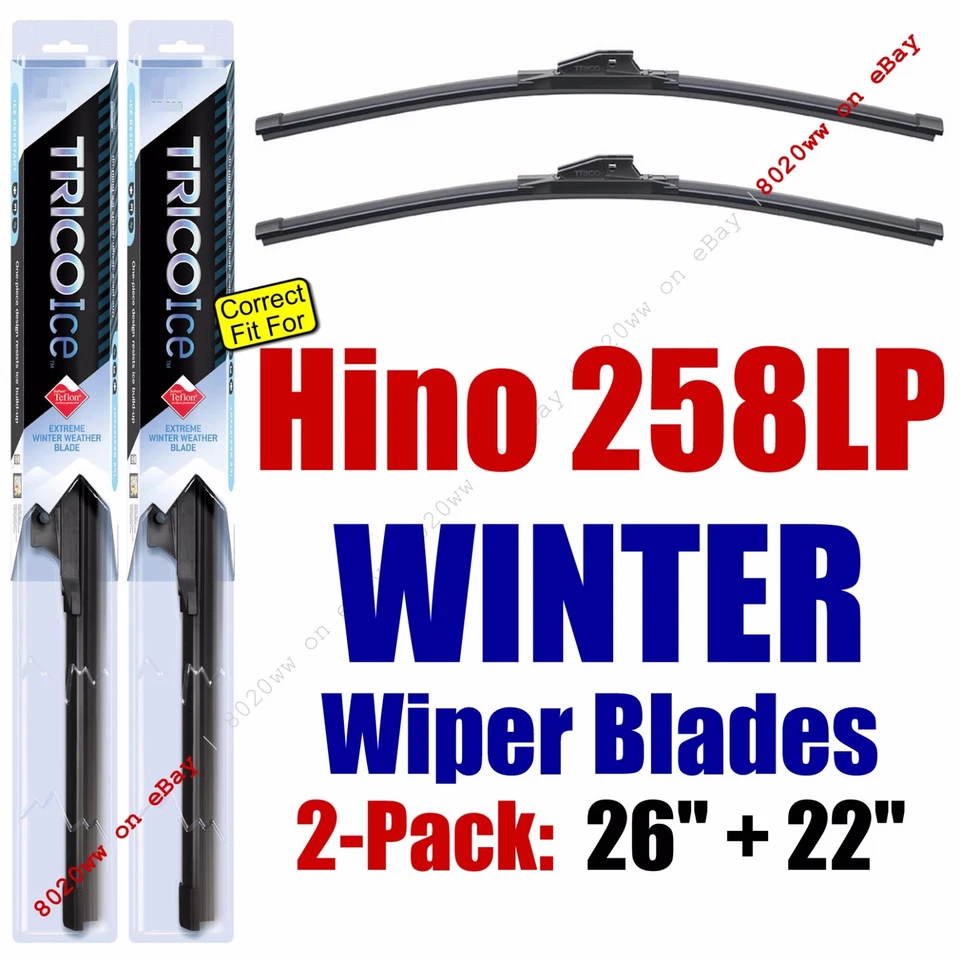 Limpiaparabrisas INVIERNO 2pk Super-Premium Fit 2006-2014 Hino 258LP - 35260/220 Foto 1 de 1
