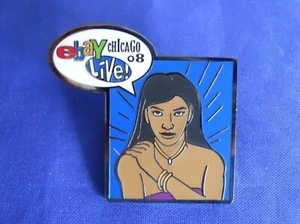 ebay Live 2008 Chicago Jewelry Bling Hero Collector Lapel Hat Pin - Picture 1 of 3