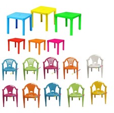 Tavolino in Plastica per Bambini Tavolo da Gioco Sedia Tavolo e Sedie Bambini