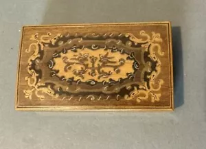 Vintage antike italienische Einlage Schmuckbox - Bild 1 von 6